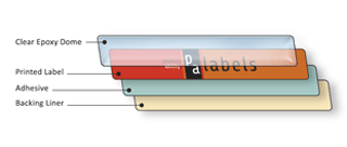 Domed Label Layers