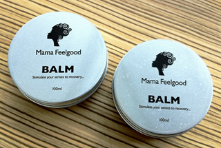 Mama Feelgood Balm, Label and Packaging