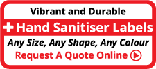 Hand Sanitiser Labels - Any Size, Any Shape, Any Colour - Request A Quote Online